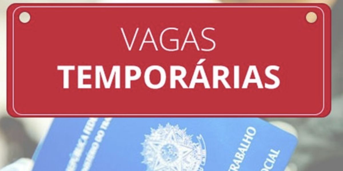 Vagas temporárias e carteira de trabalho (Foto: Reprodução / Internet) 