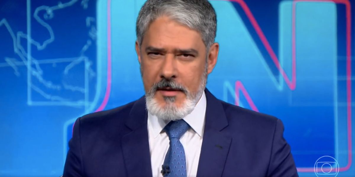 William Bonner no Jornal Nacional (Foto: Reprodução / Globo)