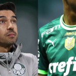 Abel Ferreira e jogador do Palmeiras. Foto: Reprodução/Internet