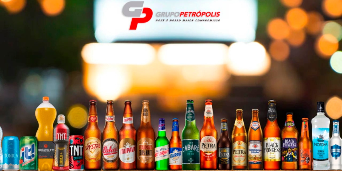 Cervejas e bebidas sem álcool do mesmo grupo (Foto: Divulgação/Grupo Petrópolis)