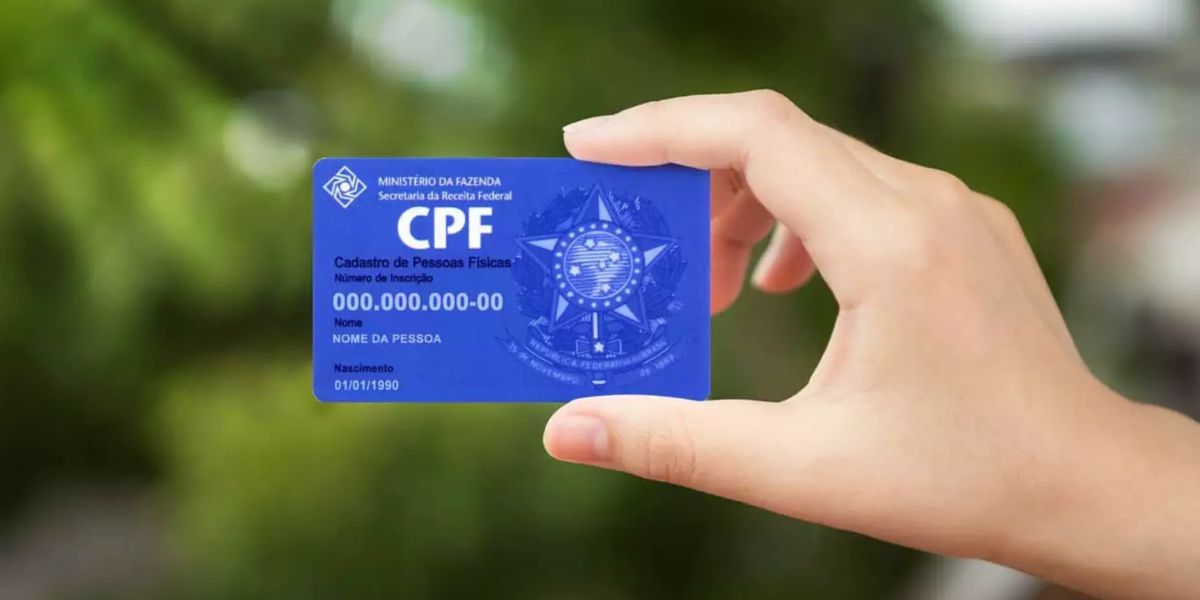 CPF é usado para identificar os contribuintes da Receita Federal (Reprodução: Internet)