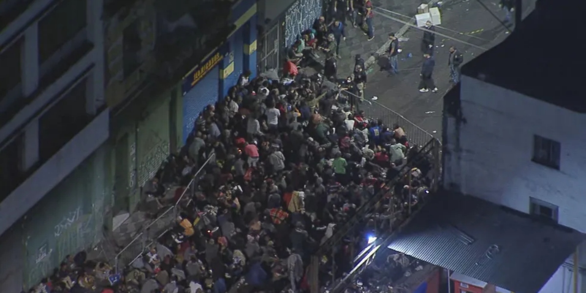 Cracolândia fica no centro de São Paulo (Foto: Reprodução/TV Globo)