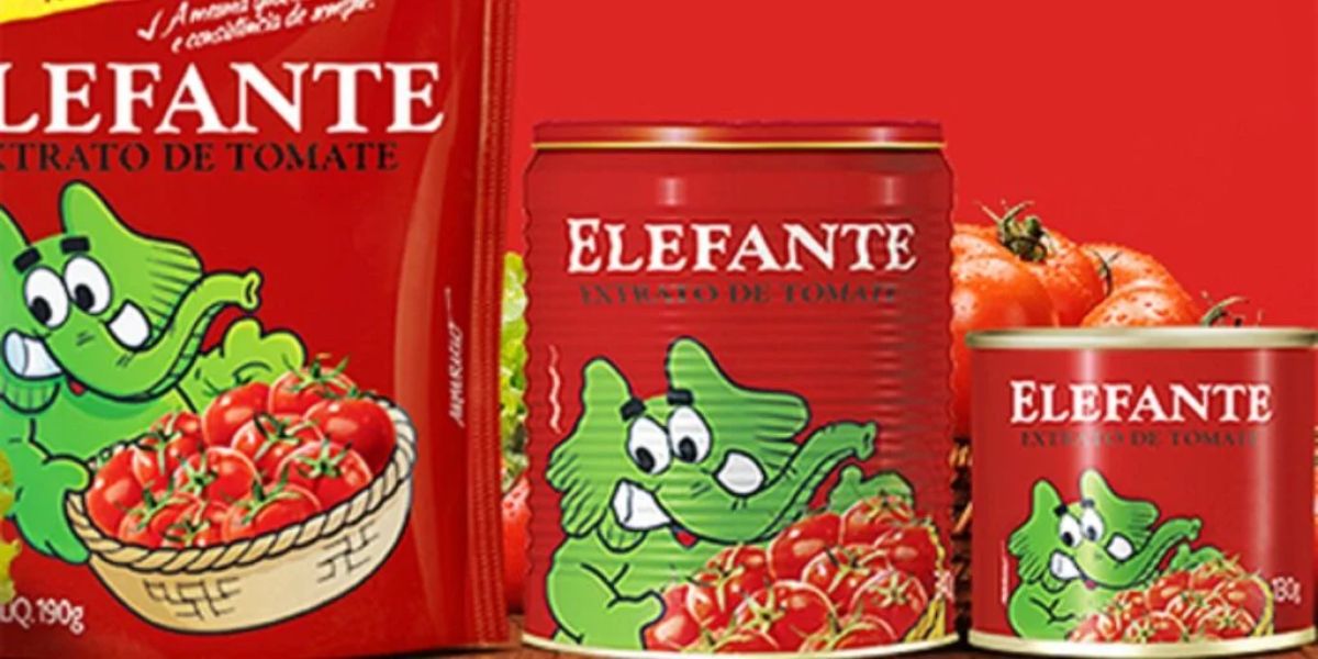 A marca Elefante é uma das principais de molho de tomate do Brasil (Reprodução: Internet)