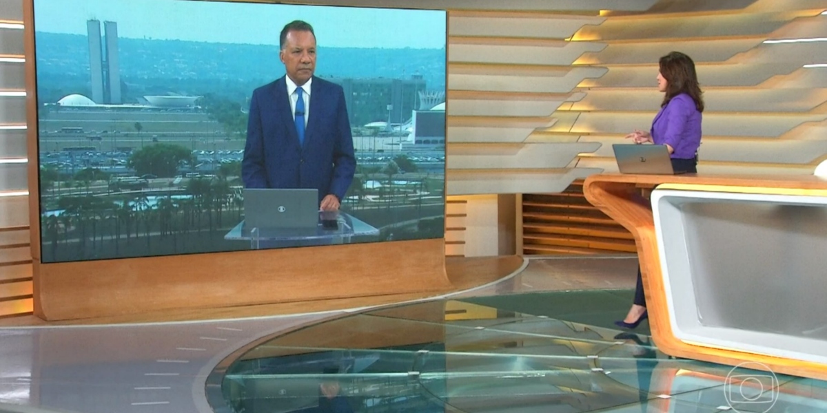 Heraldo Pereira e Ana Paula Araújo no "Bom Dia Brasil" (Foto: Reprodução/TV Globo)