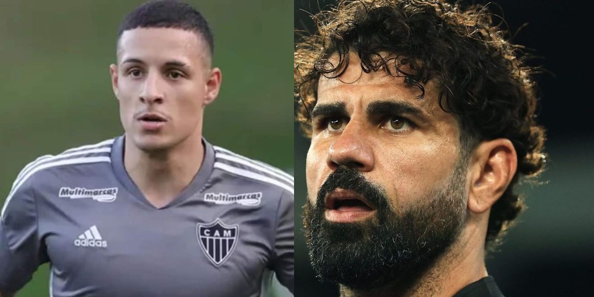 Guilherme Arana e Diego Costa - (Montagem Tv Foco)