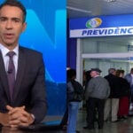 César Tralli fala do INSS no Jornal Nacional (Foto: Divulgação)