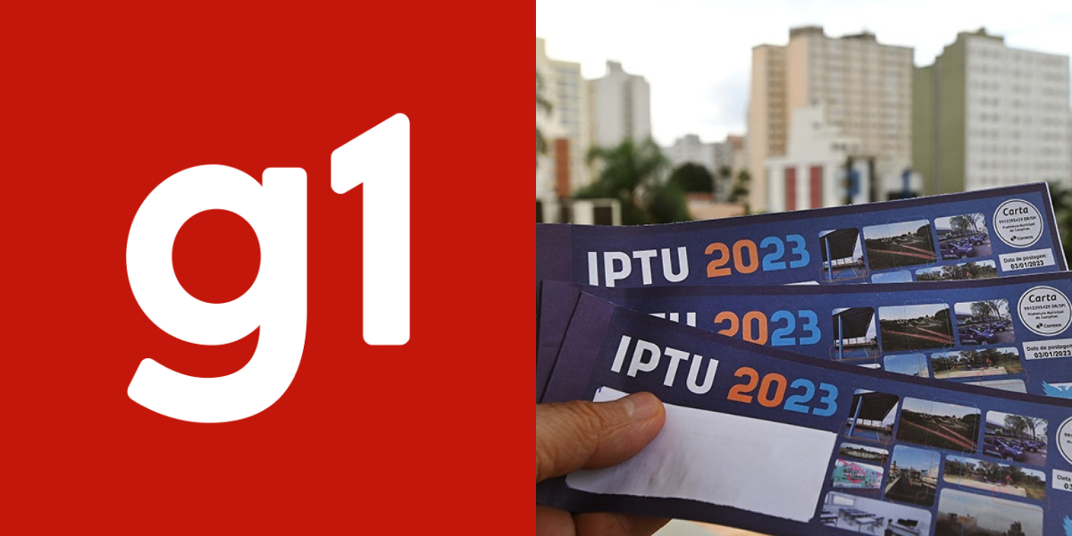 É o fim do IPTU A nova lei anunciada em jornal da Globo