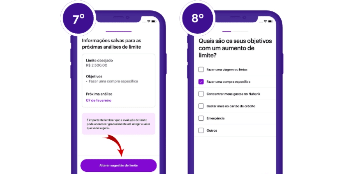 Passo a passo para solicitar limite no Nubank (Foto: Reprodução/Mobills)
