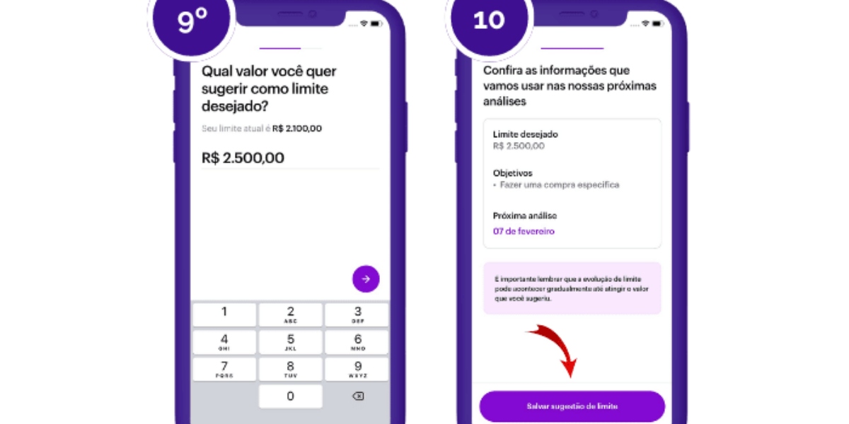 Passo a passo para solicitar limite no Nubank (Foto: Reprodução/Mobills)