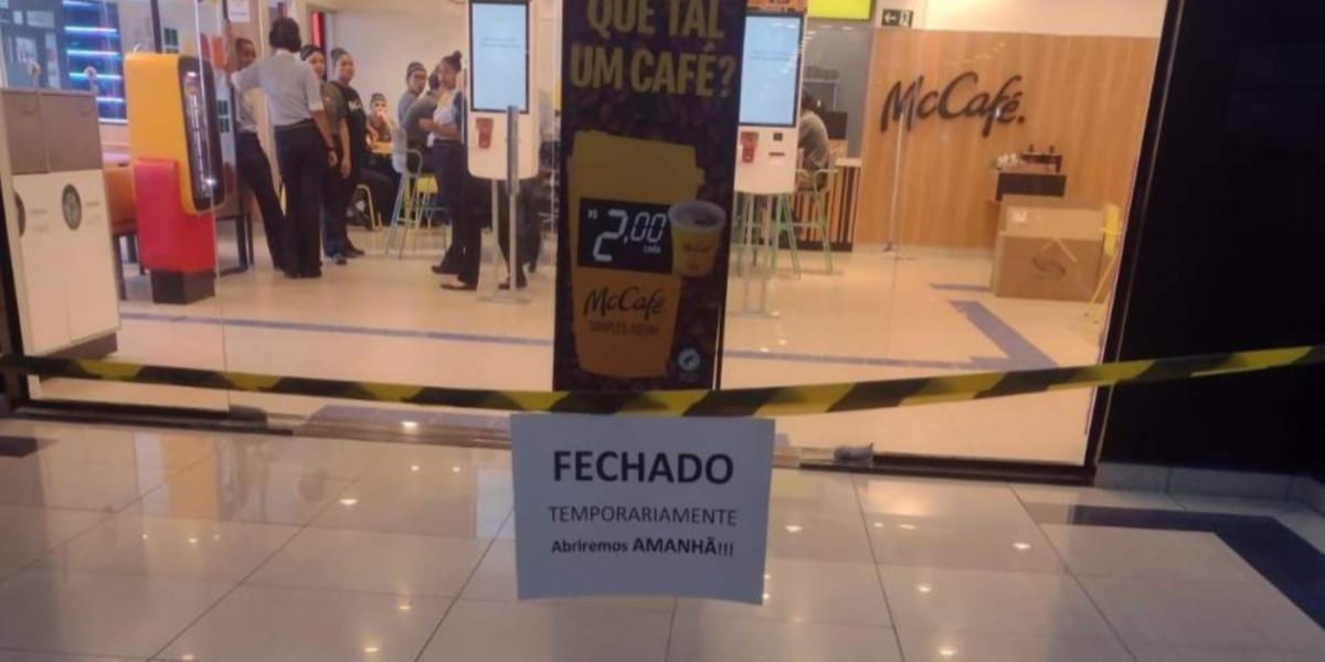 Arco Dorados emitiu comunicado para falar sobre o fechamento temporário da loja do McDonald's (Foto: Reprodução/ Internet)