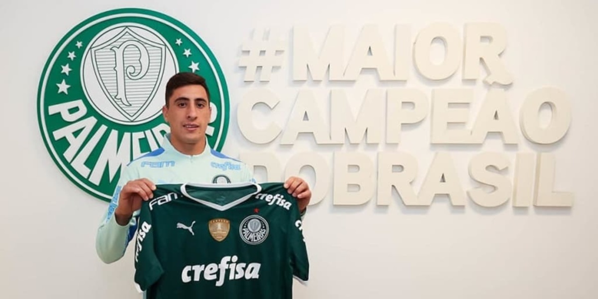 Miguel Merentiel no Palmeiras - Foto: Reprodução / Internet)