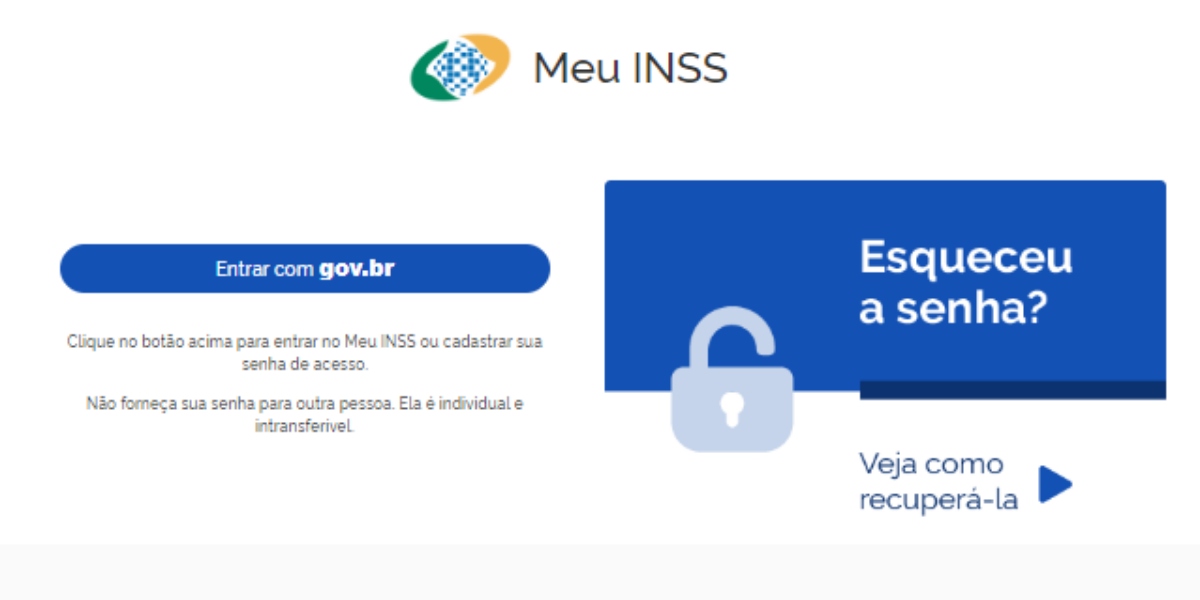 Acesse o site Meu INSS (Foto: Reprodução/INSS)