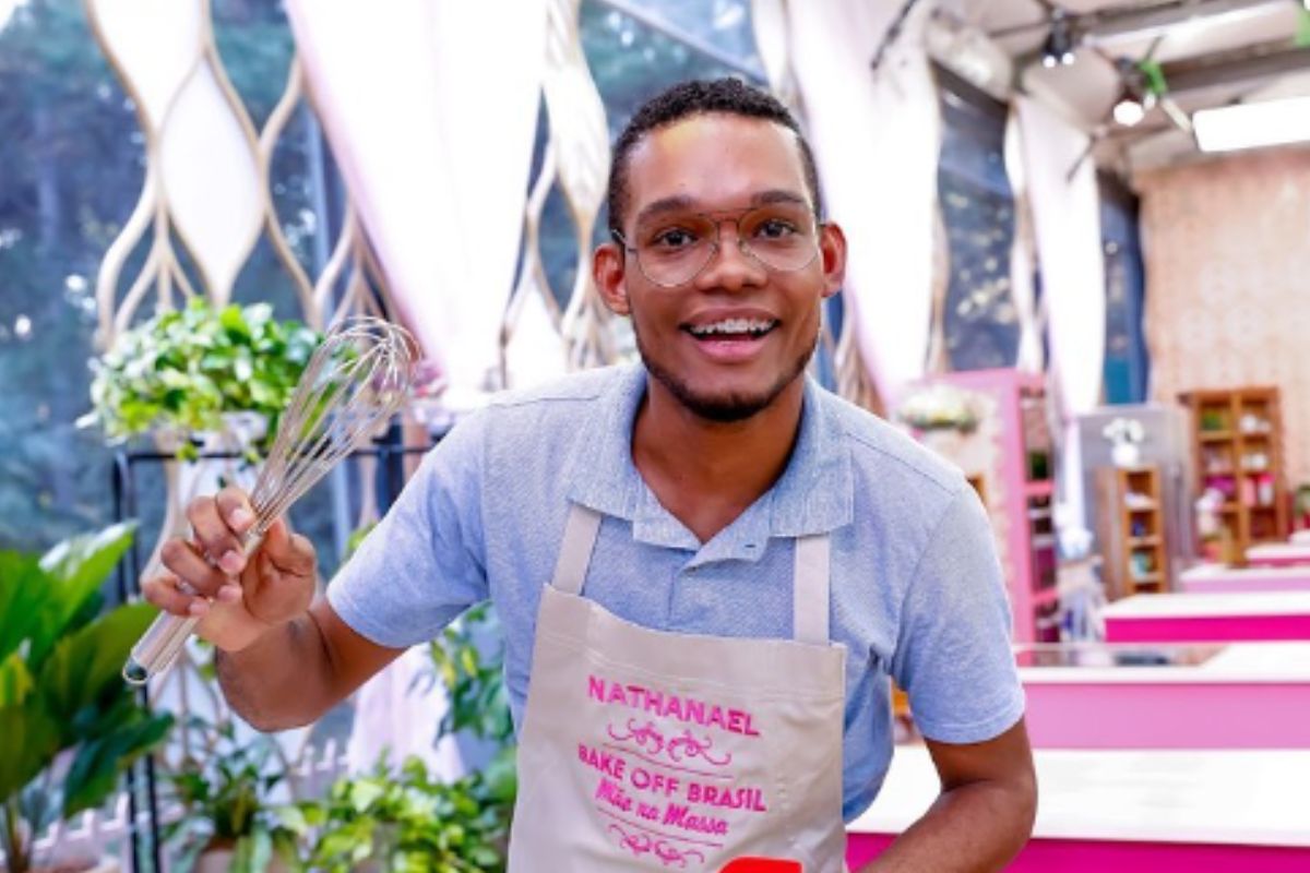 Nathan foi vice-campeão do Bake Off, do SBT. Foto: Reprodução/Internet