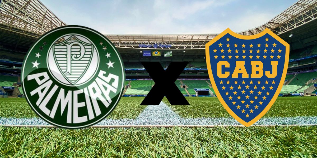 Palmeiras e Boca Juniors na disputa da semifinal da Libertadores (Reprodução: Montagem TV Foco)