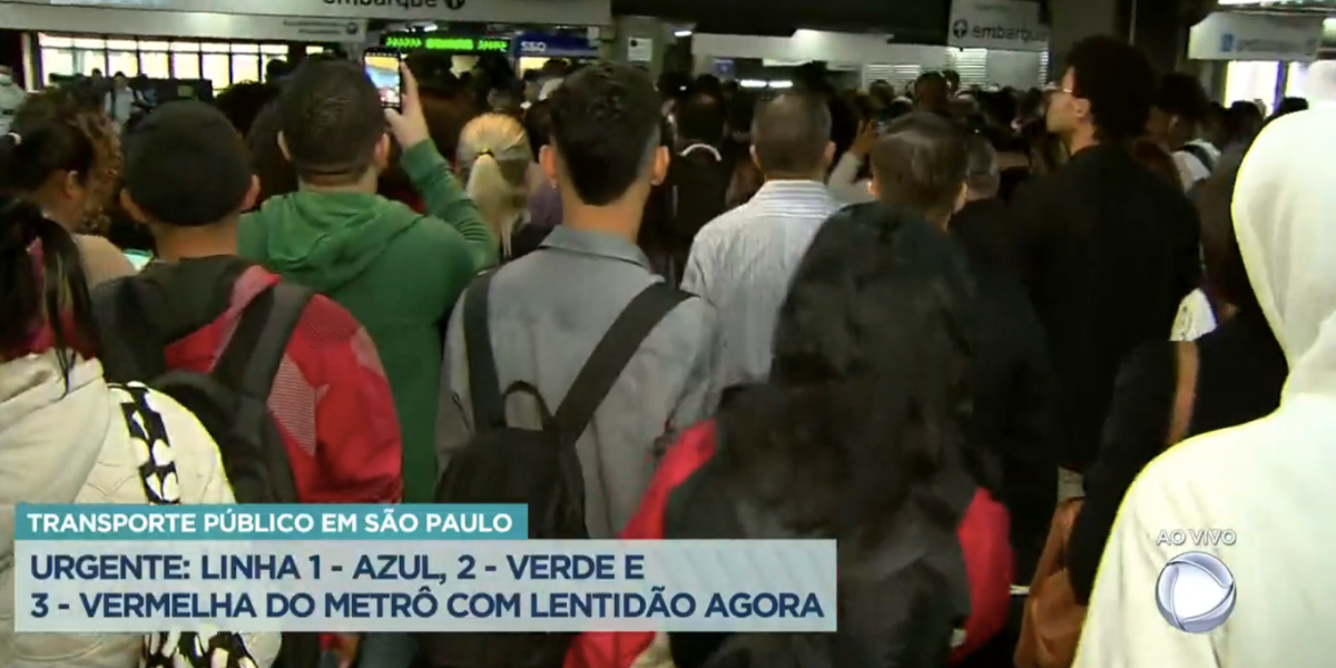 Metrô (Foto: Reprodução / Balanço Geral da Record)