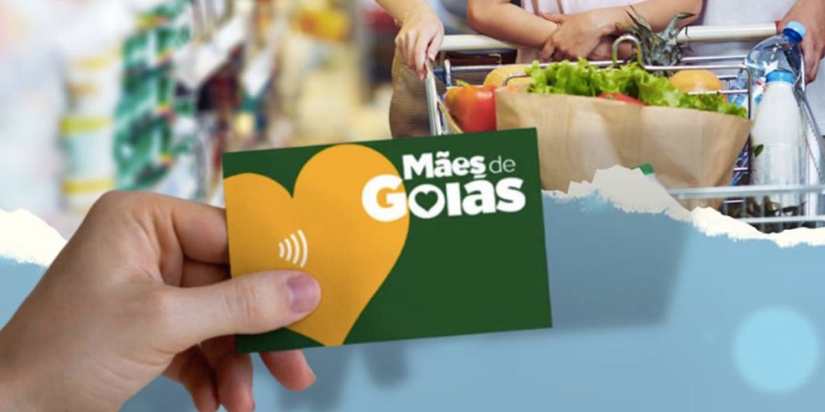 Cartão do programa Mães de Goiás (Foto: Reprodução / Internet) 