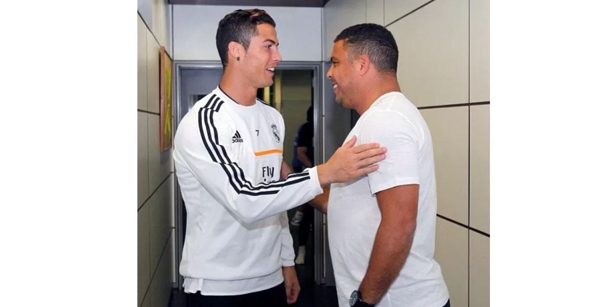 CR7 e Ronaldo Fenômeno (Foto: Internet)