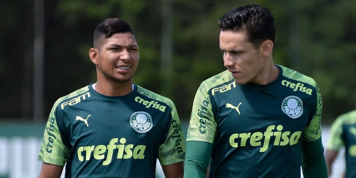 Rony e Raphael Veiga, do Palmeiras - Foto: Reprodução/Internet