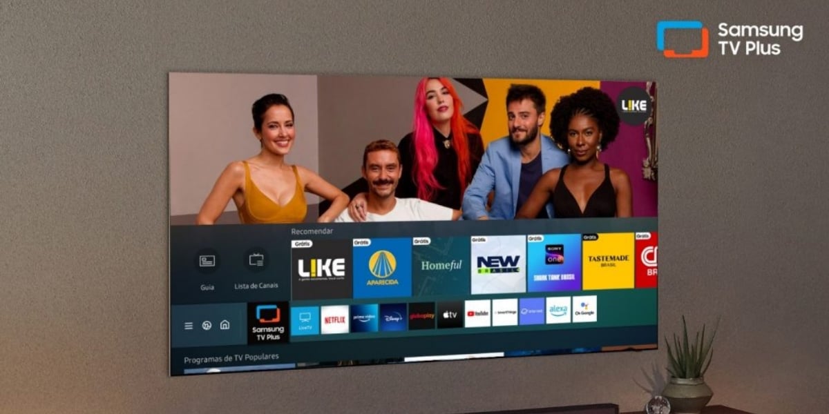 Três novos canais da rival da Globo (Foto: Samsung TV Plus)