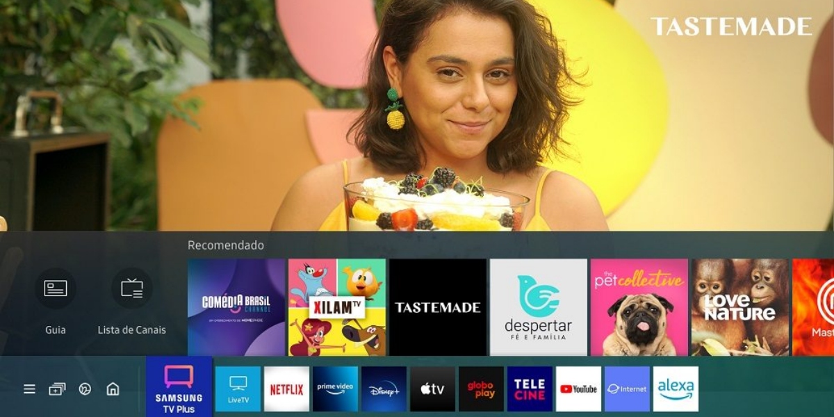 Serviço de streaming adicionou novos canais (Foto: Reprodução/Samsung TV Plus)