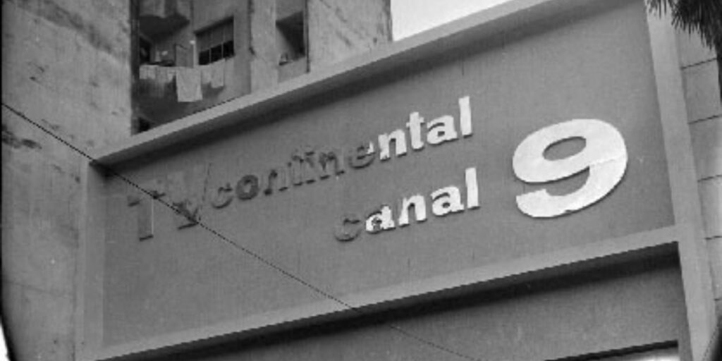 Sede da TV Continental, que entrou em falência (Foto: Reprodução/Museu da TV)
