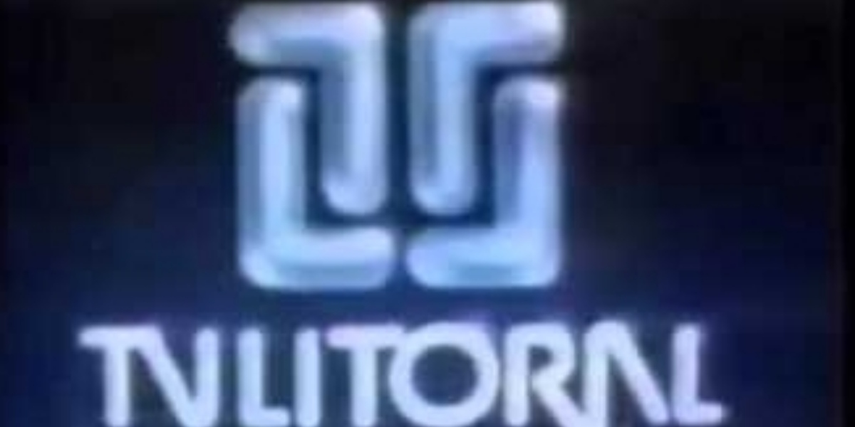 Logo da TV Litoral no início dos anos 1990 (Foto: Reprodução/Wikipedia)