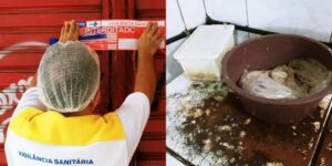 Anvisa fechou restaurante com comida podre (Foto: Vigilância Sanitária do Recife/Divulgação)