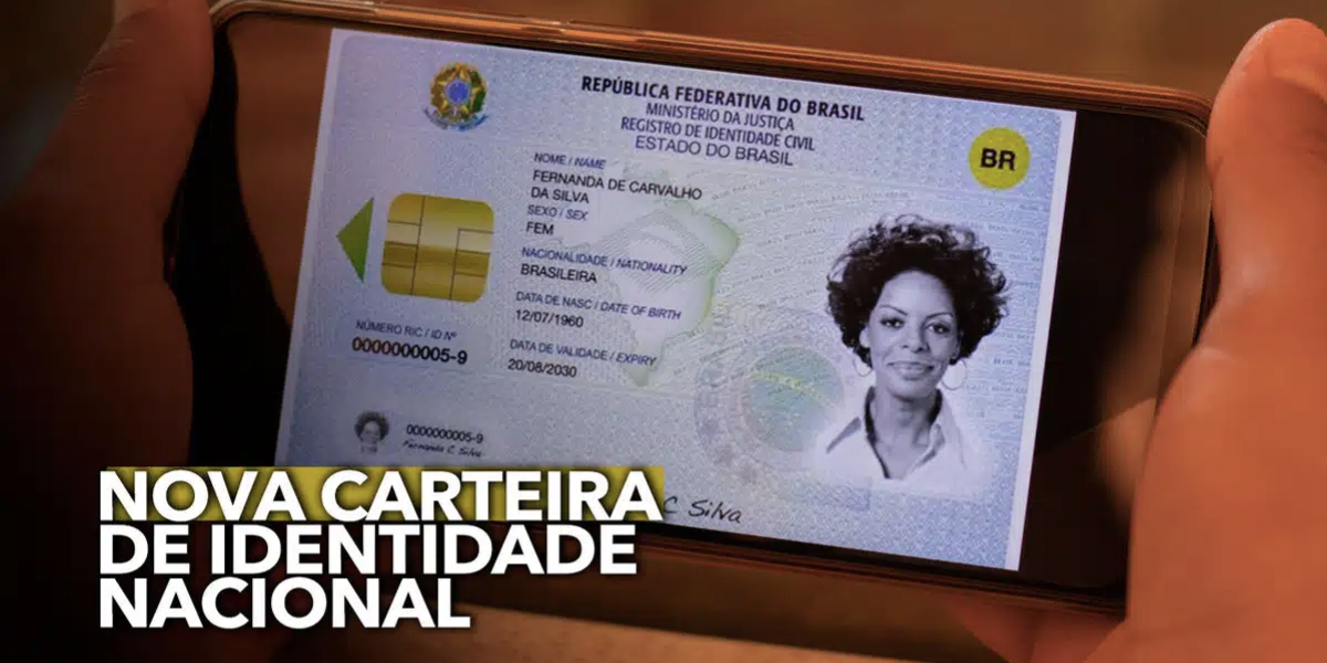 Carteira de Identidade Nacional digital (Reprodução/Internet)