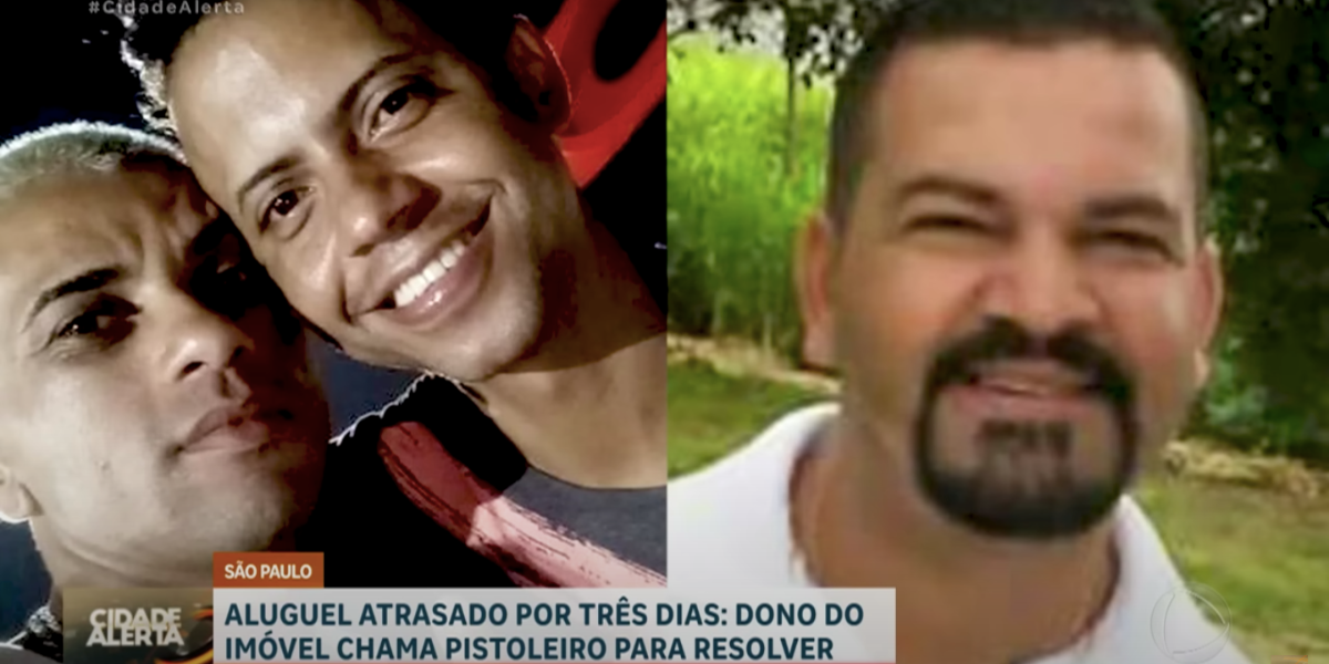 Inquilinos e dono do imóvel (Reprodução/RecordTV)