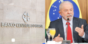 Banco Central e Presidente Lula (Reprodução/Montagem TV Foco)