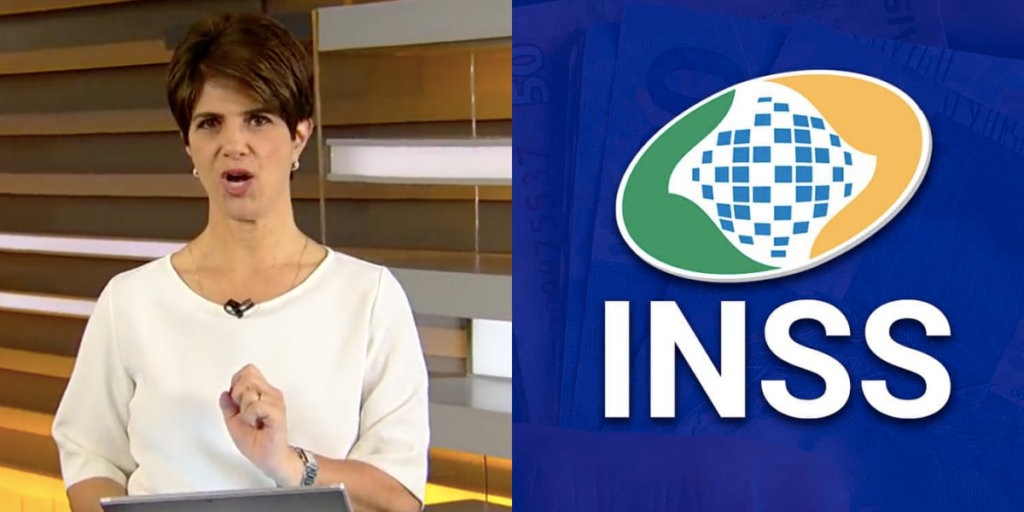 Mariana Godoy anuncia vitória do INSS (Reprodução/Montagem TV Foco)