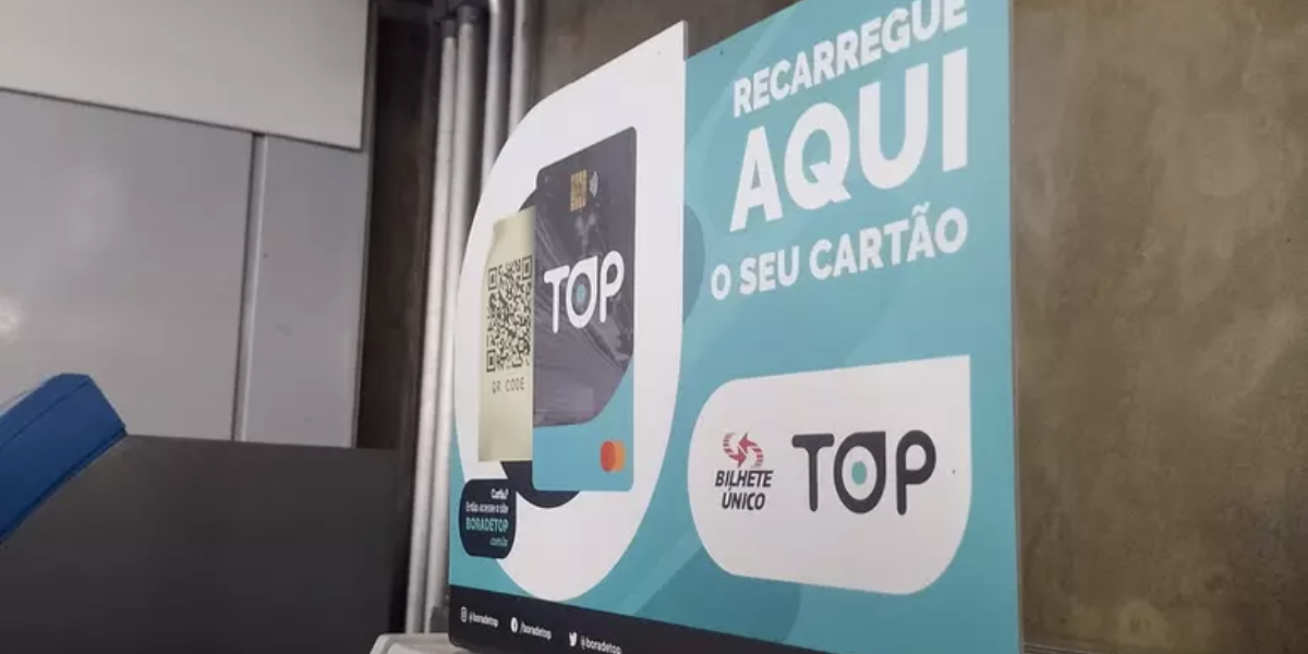 Posto de recarregar o Cartão Top (Reprodução/Internet)