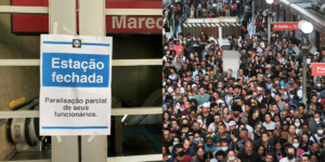 Metrô e CPTM em SP entrarão em greve (Reprodução/Montagem TV Foco)