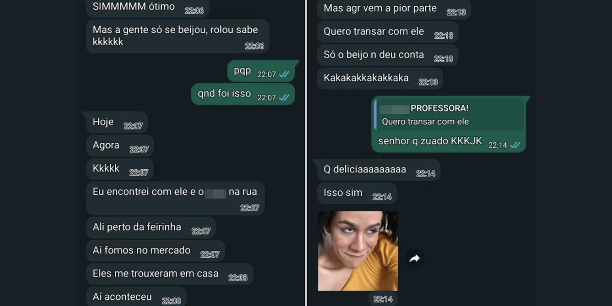 Mensagens vazadas (Reprodução/Internet)