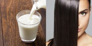 5 receitas caseiras e baratinhas para alisar o cabelo - Montagem TVFOCO