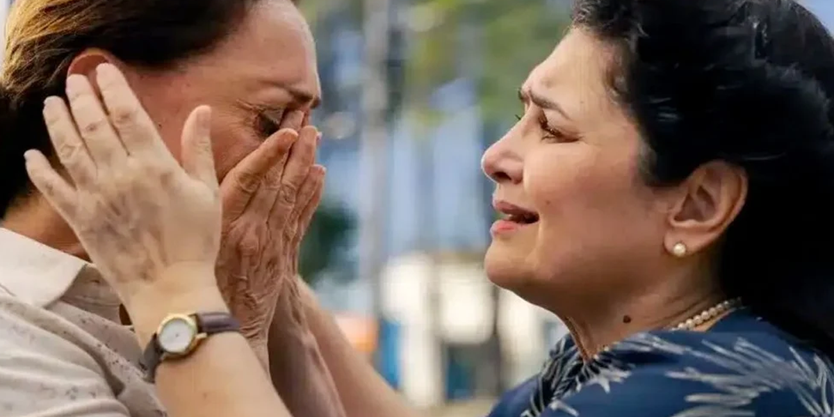 Agatha e Angelina em Terra e Paixão  (Foto: Reprodução, Globo)