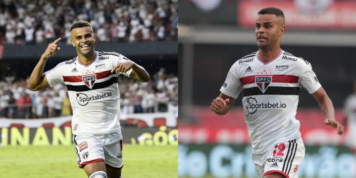 Alisson, meia e um dos craques do São Paulo (Foto - Montagem TV Foco)