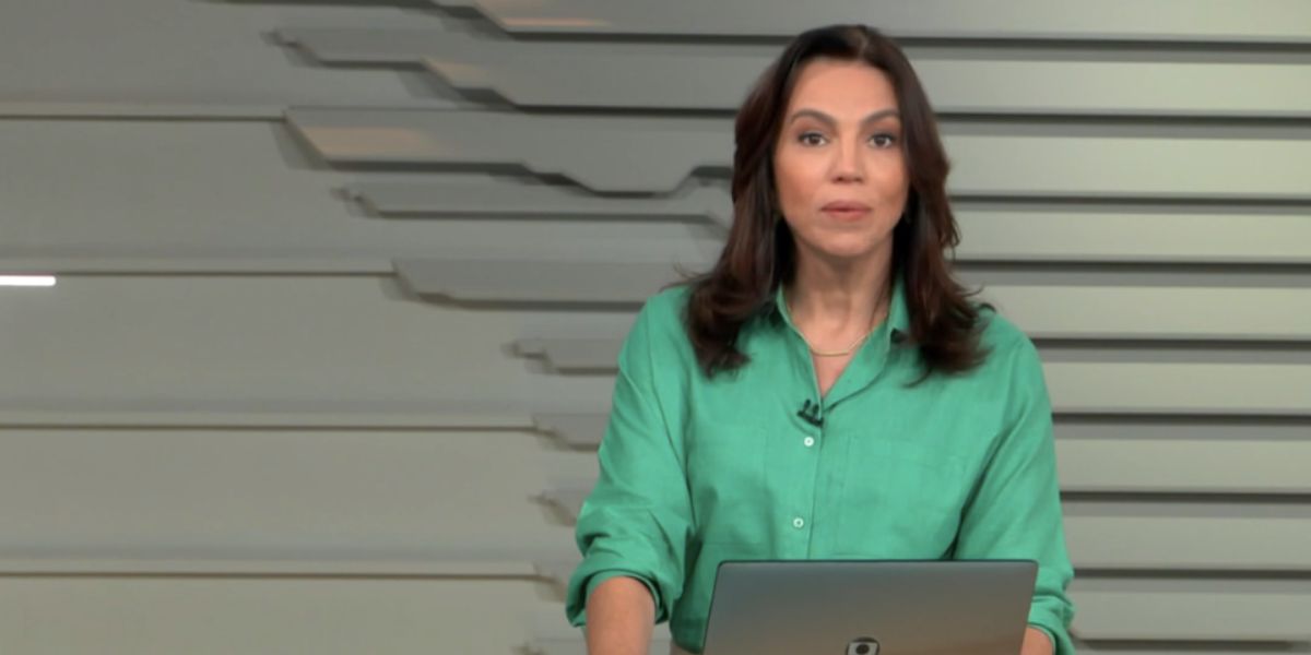 Ana Paula Araújo no Bom Dia Brasil (Foto: Reprodução / Globo)