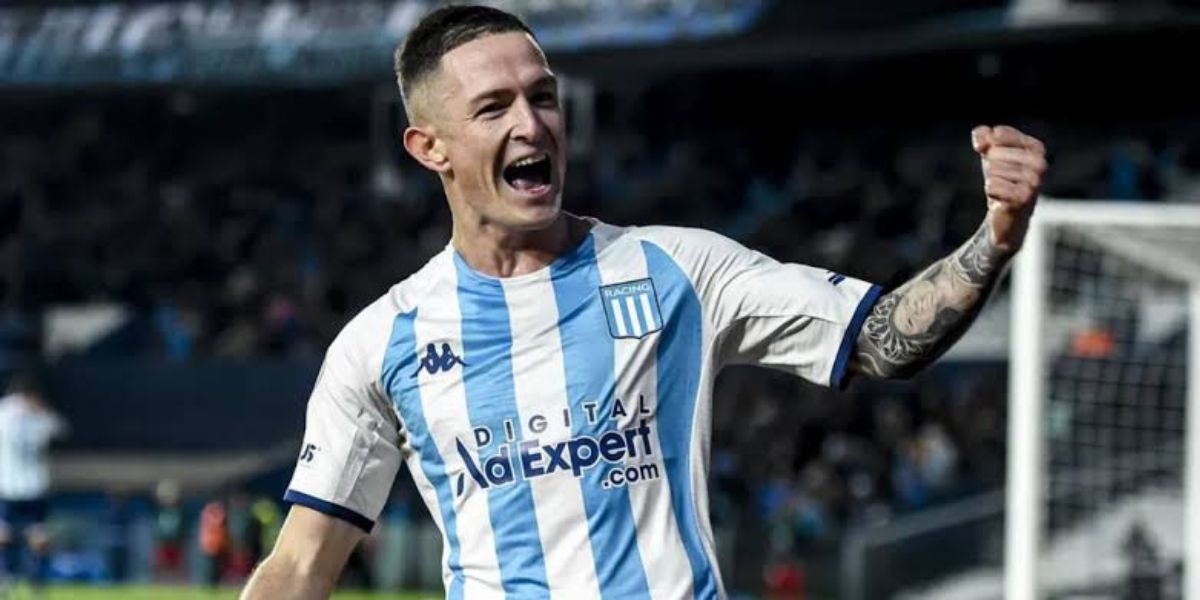 Aníbal Moreno, volante do Racing (Foto - Montagem TV Foco)