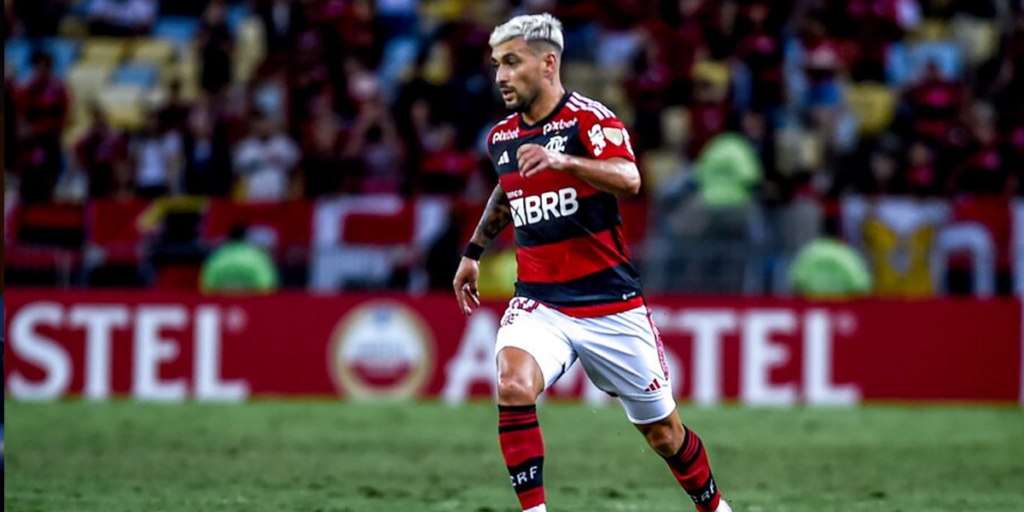 Jogador Arrascaeta do Flamengo (Foto: Reprodução, Globo Esporte)