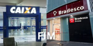 Caixa e Bradesco (Reprodução/Internet)