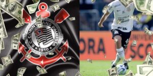 Bandeira do Corinthians e Gabriel Moscardo - Foto Reprodução Internet