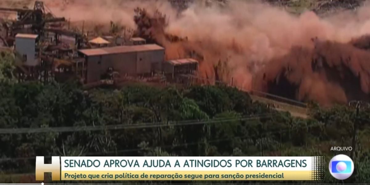 Barragem (Foto: Reprodução / Jornal Hoje da Globo)