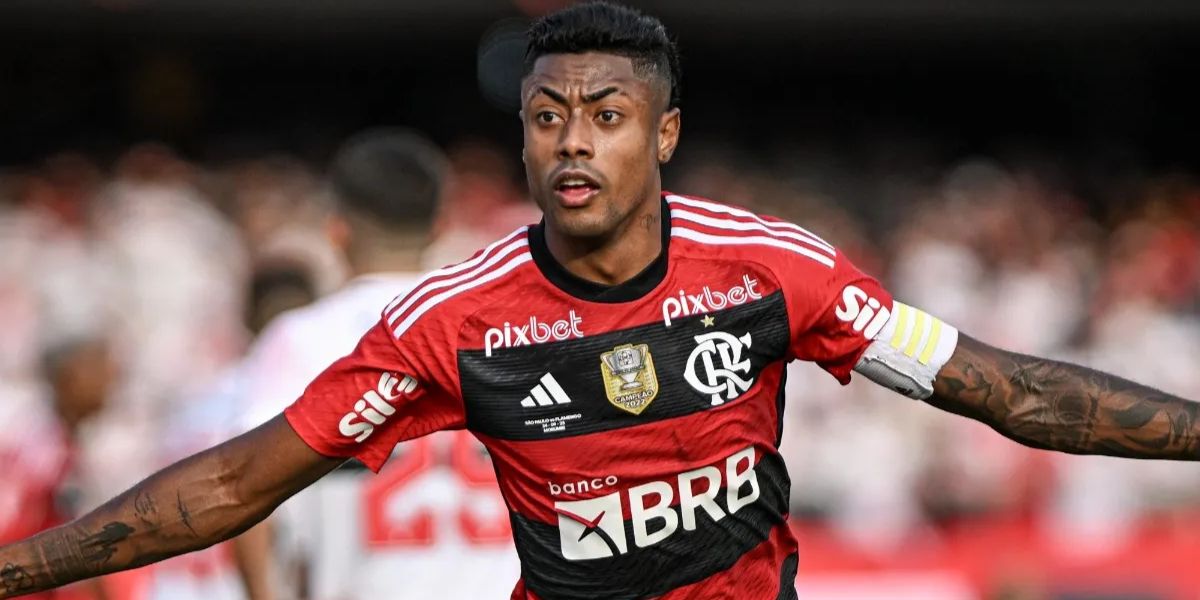 Bruno Henrique do Flamengo (Reprodução - Internet)