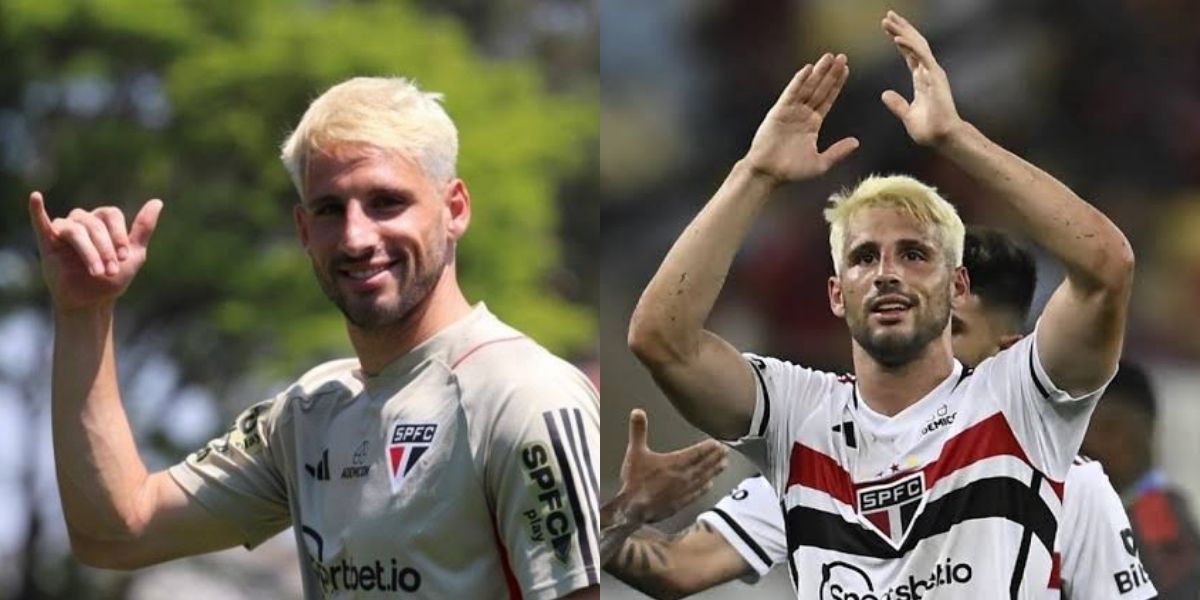 Calleri, atacante do São Paulo (Foto - Montagem TV Foco)