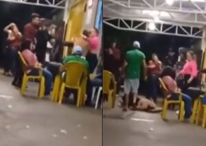 Cantor sertanejo é filmado empurrando a mãe contra o chão durante briga em bar - Foto Internet