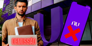 Nubank emitiu comunicado com fim de serviço e situação culminou em demissão em massa (Foto Reprodução/Montagem/Tv Foco)