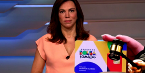 Ana Paula Araújo, no Bom Dia Brasil, deu notícia crucial sobre o Bolsa Família (Foto Reprodução/Montagem/Tv Foco)