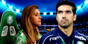 Abel Ferreira e Leila Pereira, do Palmeiras (Foto Reprodução/Montagem/Tv Foco)