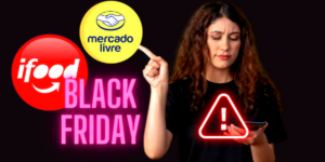 Mercado Livre e I Food são uma das varejistas apontadas em pesquisa por receberem apontamentos na Black Friday (Foto Reprodução/Montagem/Tv Foco)